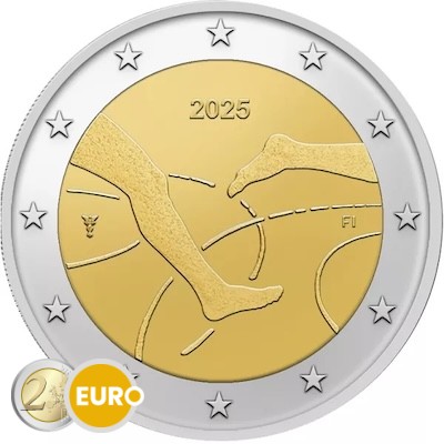 2 euros Finlandia 2025 - Juegos de Atletismo UNC