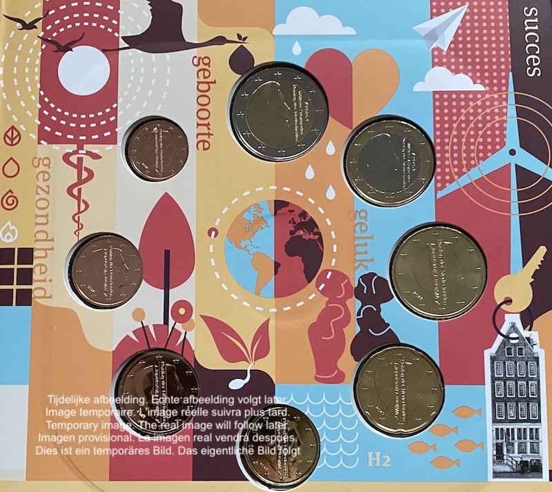 Serie de euro UNC Países Bajos 2025