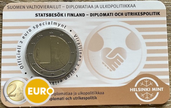 2 euro Finland 2025 - Diplomatie en Buitenlands Beleid BU FDC Coincard FI / SE