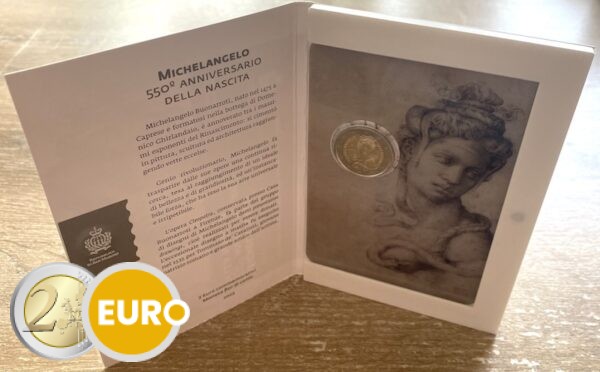 2 euros Saint-Marin 2025 - Michel-Ange Michelangelo BU FDC