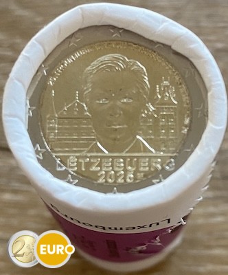 Rollo 2 euros Luxemburgo 2025 - 25 años de la ascensión al trono Enrique