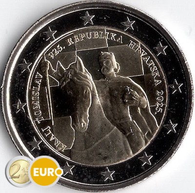 2 euros Croacia 2025 - 1100 años Croacia UNC