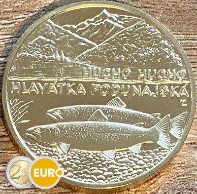 5 euros Eslovaquia 2025 - salmón del Danubio UNC