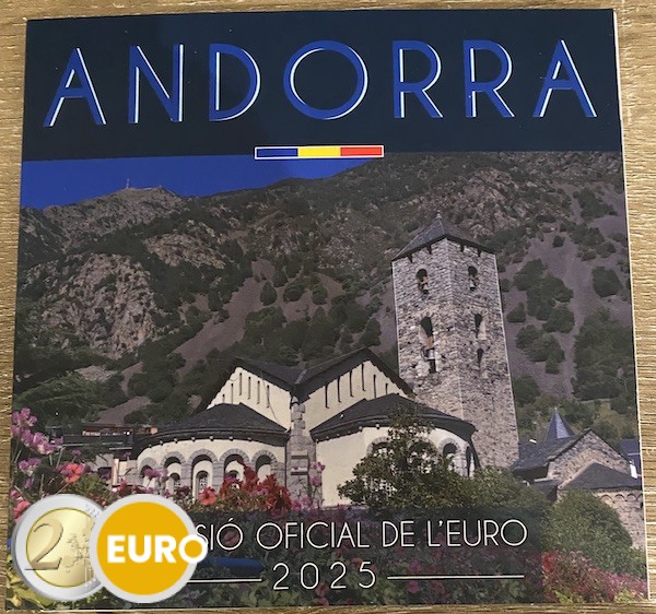 Serie de euro BU FDC Andorra 2025