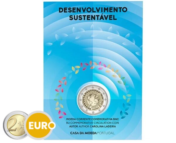 2 euros Portugal 2025 - Desarrollo sostenible BU FDC Coincard