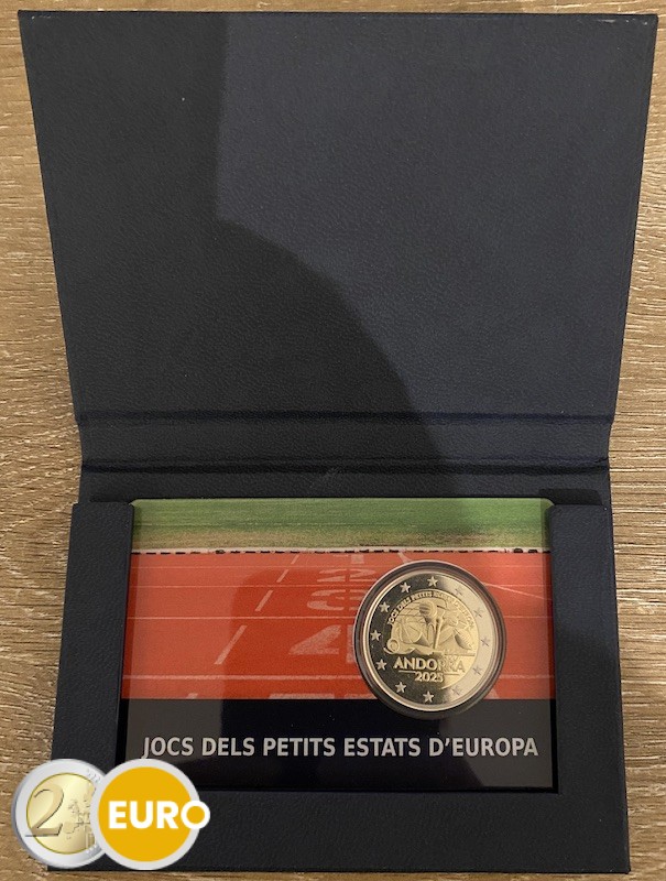 2 euros Andorra 2025 - Juegos de los Pequeños Estados de Europa BE Proof