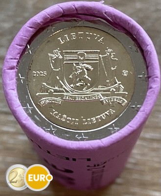 Rollo 2 euros Lituania 2025 - Mažoji Lietuva