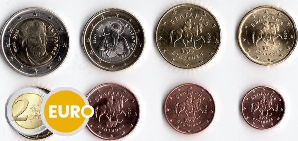 Serie de euro UNC Bulgaria 2026
