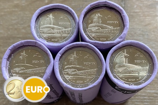 Rollos 2 euros Alemania 2026 - ADFGJ Bremen Casa del climat