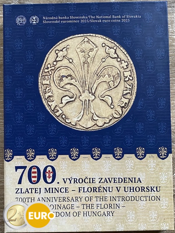 Serie de euro BE Proof Eslovaquia 2025 - Florín de oro