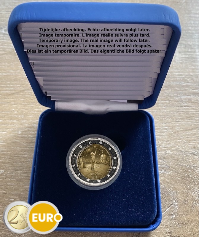2 euros Bélgica 2026 - Instituto Geográfico Nacional y Observatorio Real BE Proof