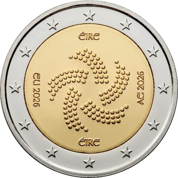 2 euros Irlanda 2026 - Presidencia de la UE UNC