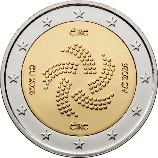 2 euros Irlanda 2026 - Presidencia de la UE UNC