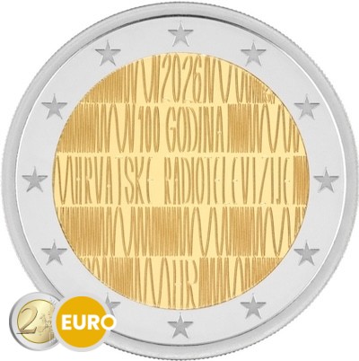 2 euros Croacia 2026 - Radio croata UNC