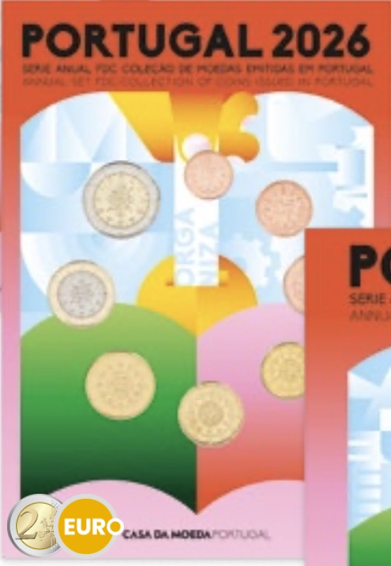 Serie de euro BU FDC Portugal 2026
