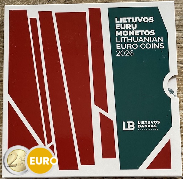 Serie de euro BU FDC Lituania 2026