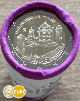 Rollo 2 euros España 2026 - Monasterio de Poblet