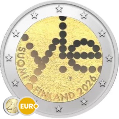 2 euros Finlandia 2026 - Radiodifusión finlandesa Yleisradio UNC