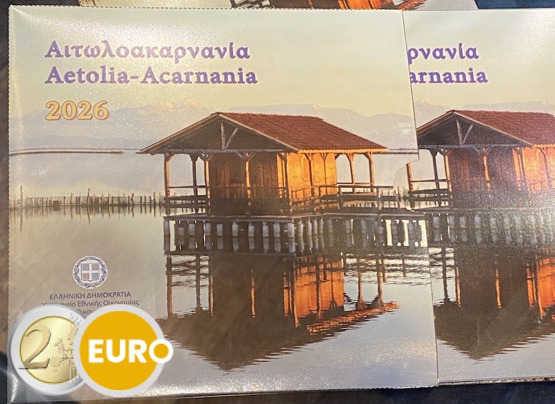 Serie de euro BU FDC Grecia 2026 Etolia-Acarnania