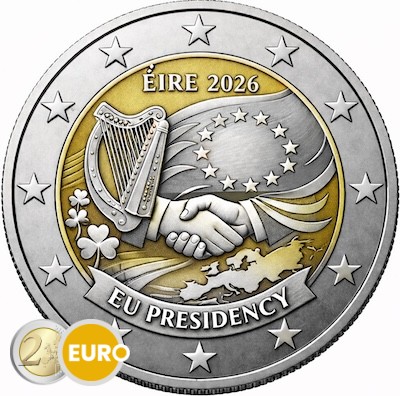 2 euros Irlanda 2026 - Presidencia de la UE UNC