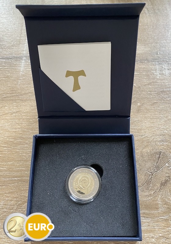 2 euros Italia 2026 - Francisco de Asís BE Proof Inverso