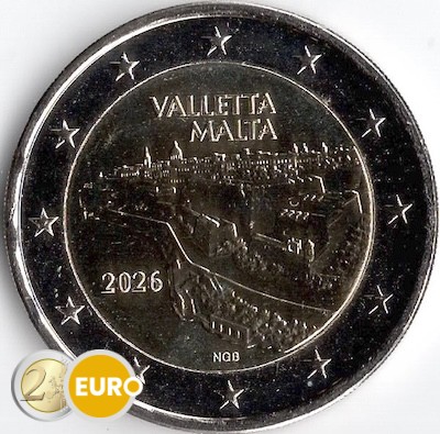 2 euros Malta 2026 - La Valeta Valletta UNC