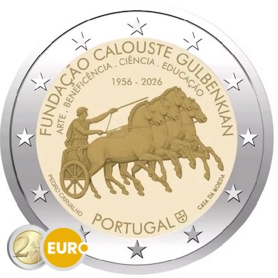 2 euros Portugal 2026 - Calouste Gulbenkian UNC