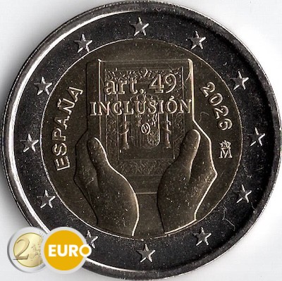2 euros España 2026 - Inclusión UNC