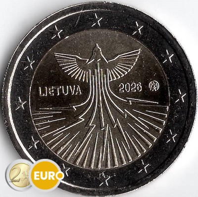2 euros Lituania 2026 - Independencia energética UNC