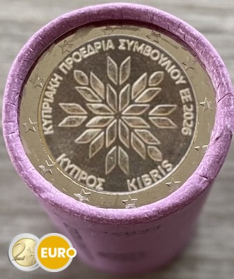 Rollo 2 euros Chipre 2026 - Presidencia de la UE