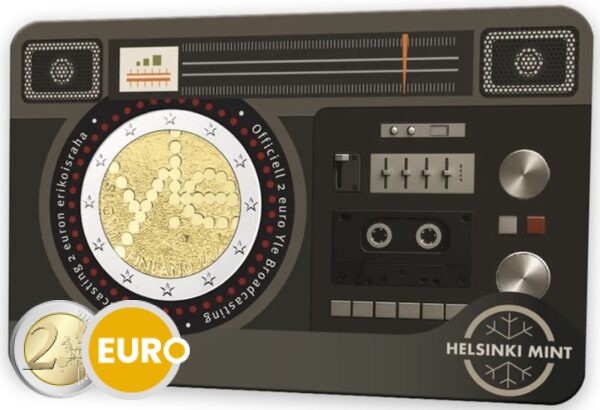 2 euros Finlandia 2026 - Radiodifusión finlandesa Yleisradio BU FDC Coincard FI / SE