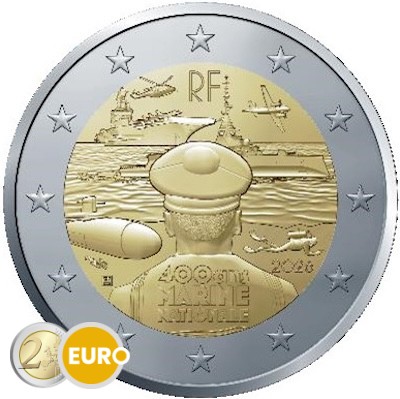 2 euros Francia 2026 - Marina francesa UNC