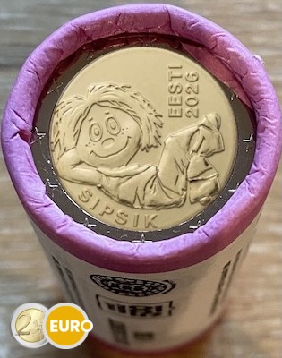 Rollo 2 euros Estonia 2026 - Sipsik