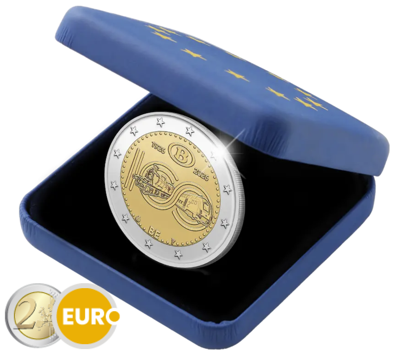 2 euros Bélgica 2026 - NMBS / SNCB BE Proof