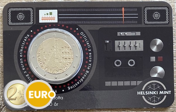 2 euros Finlandia 2026 - Radiodifusión finlandesa Yleisradio BU FDC Coincard FI / SE