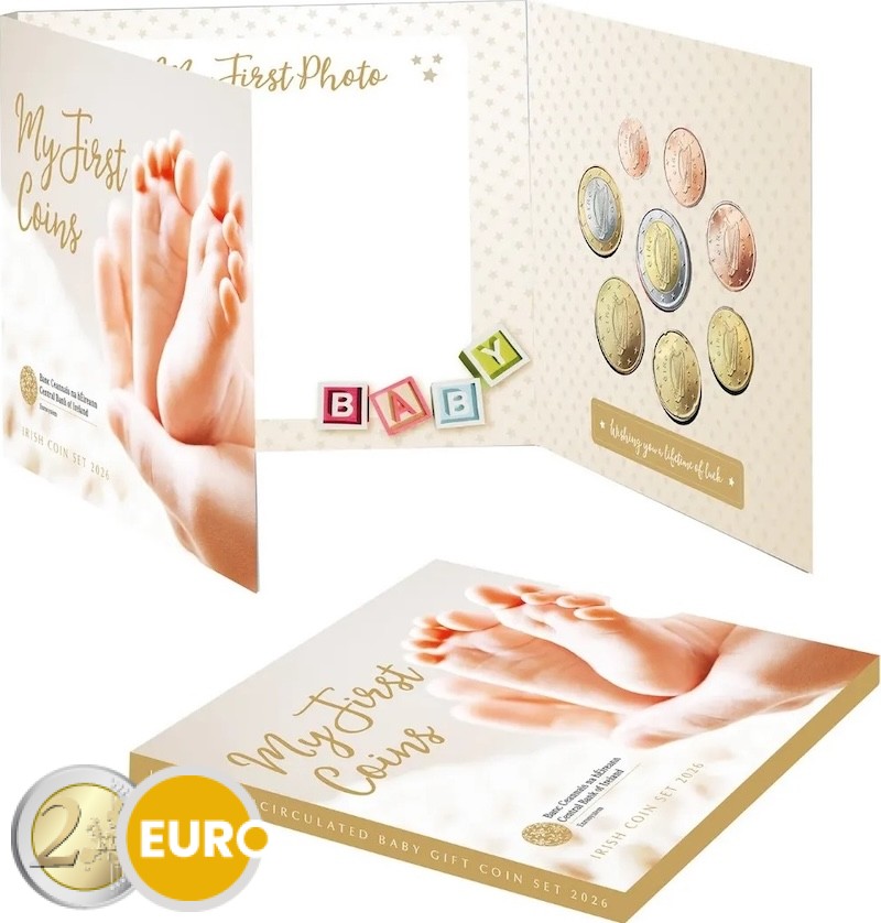 Serie de euro BU FDC Irlanda 2026 serie bebé