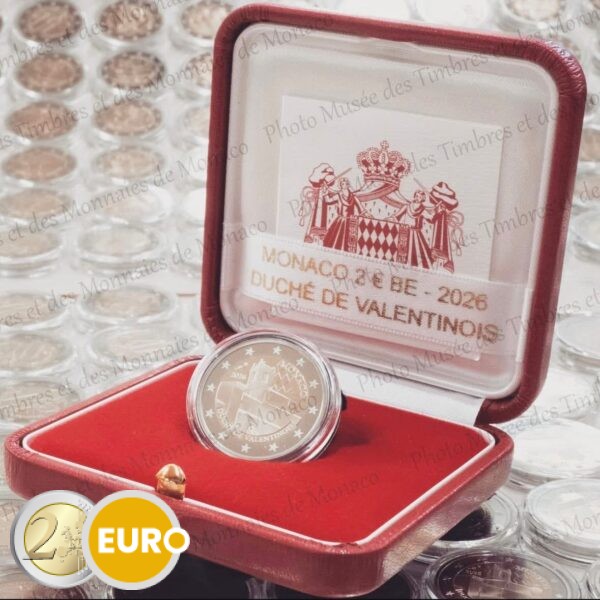 2 euro Monaco 2026 - Hertogdom Valentinois BE Proof