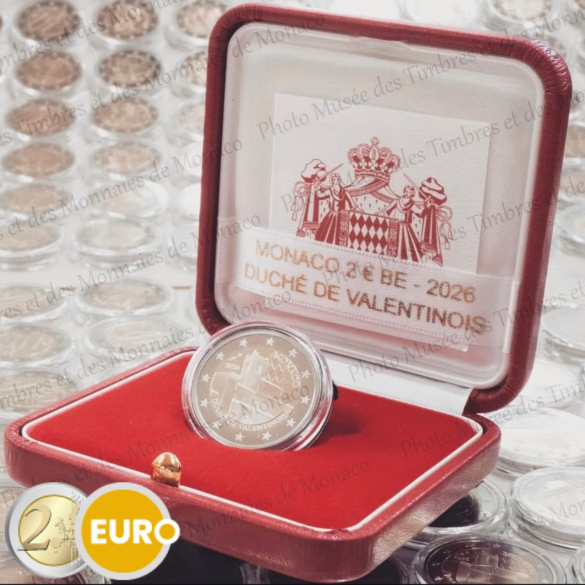 2 euros Mónaco 2026 - Ducado de Valentinois BE Proof