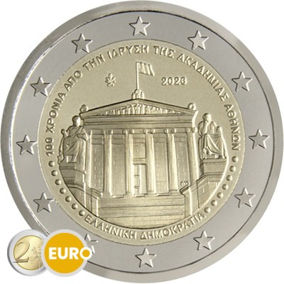 2 euros Grecia 2026 - Academia de Atenas UNC