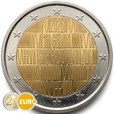2 euros Croacia 2026 - Radio croata UNC