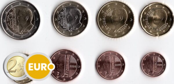 Serie de euro UNC Luxemburgo 2026