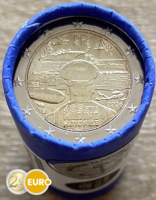 Roll 2 euro France 2026 - French Navy BU FDC