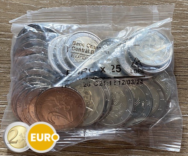 Rollo bolsa 2 euros Irlanda 2026 - Presidencia de la UE UNC