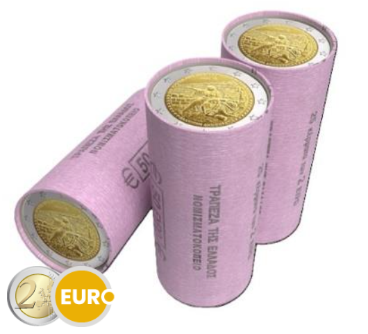 Rollo 2 euros Grecia 2026 - éxodo de Mesolongi
