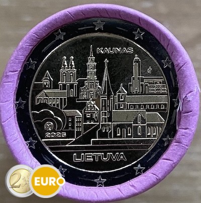 Rollo 2 euros Lituania 2026 - Ciudad de Kaunas