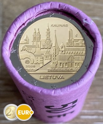 Rollo 2 euros Lituania 2026 - Ciudad de Kaunas